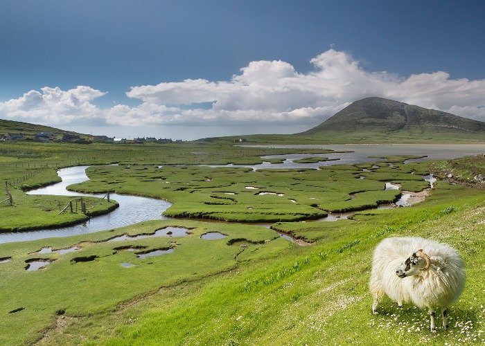 Harris mountains and landscape